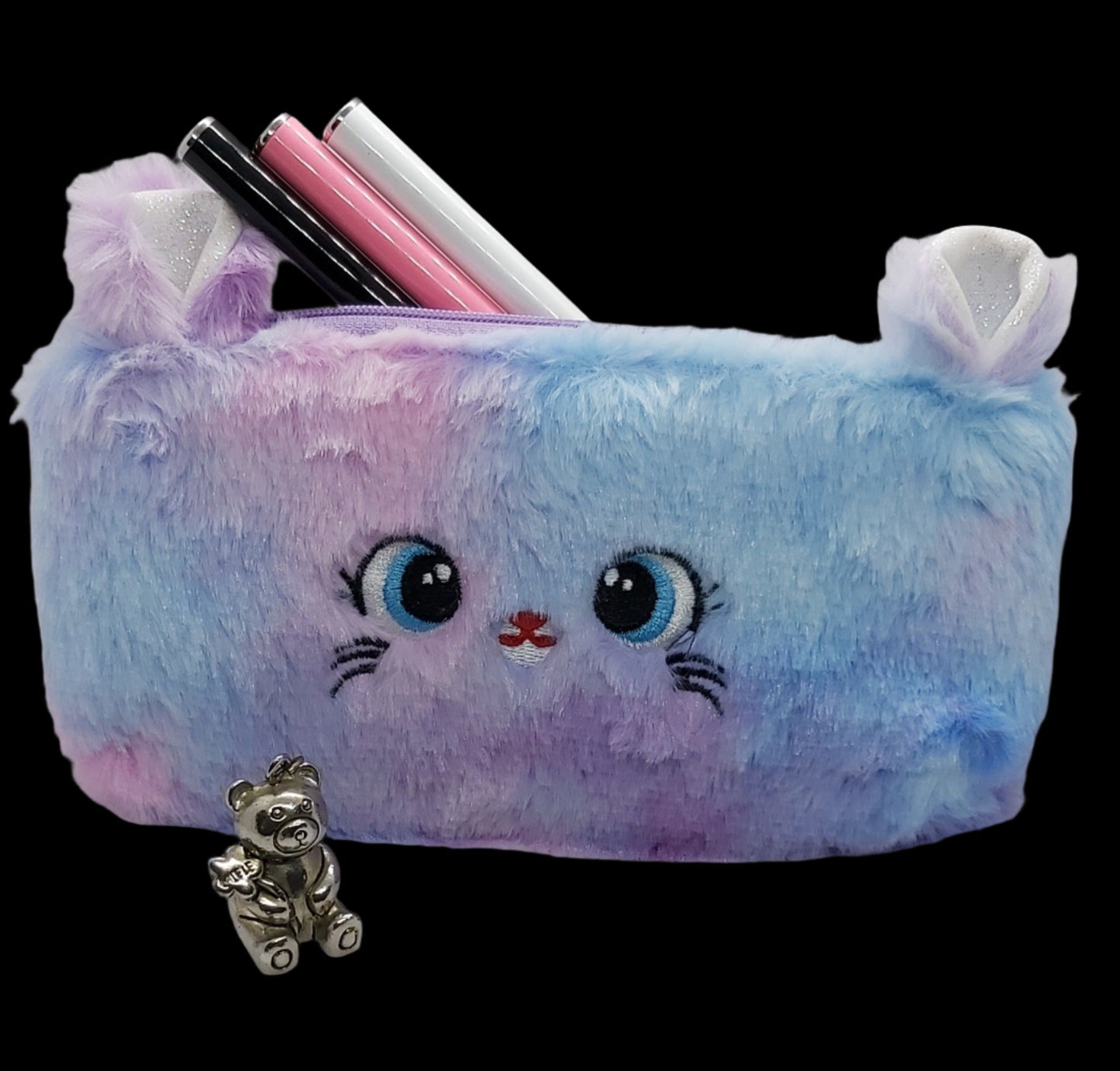 Astuccio in tie dye peluche Il mondo di Antofashionails