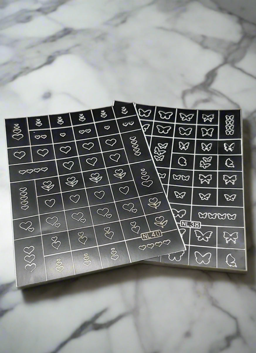 Stencil per Aerografo N° 40 Il mondo di Antofashionails