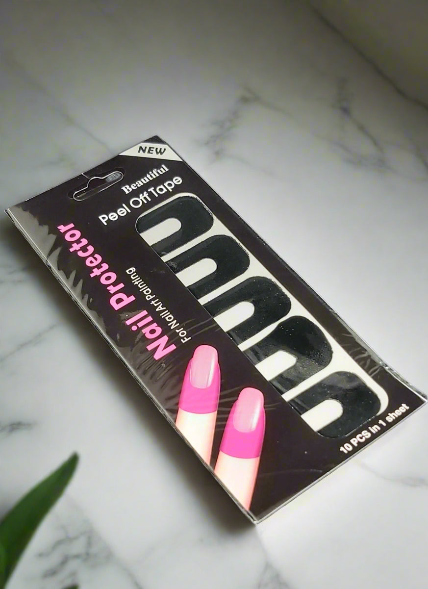 Proteggi dita peel off adesivo colore Nero Il mondo di Antofashionails