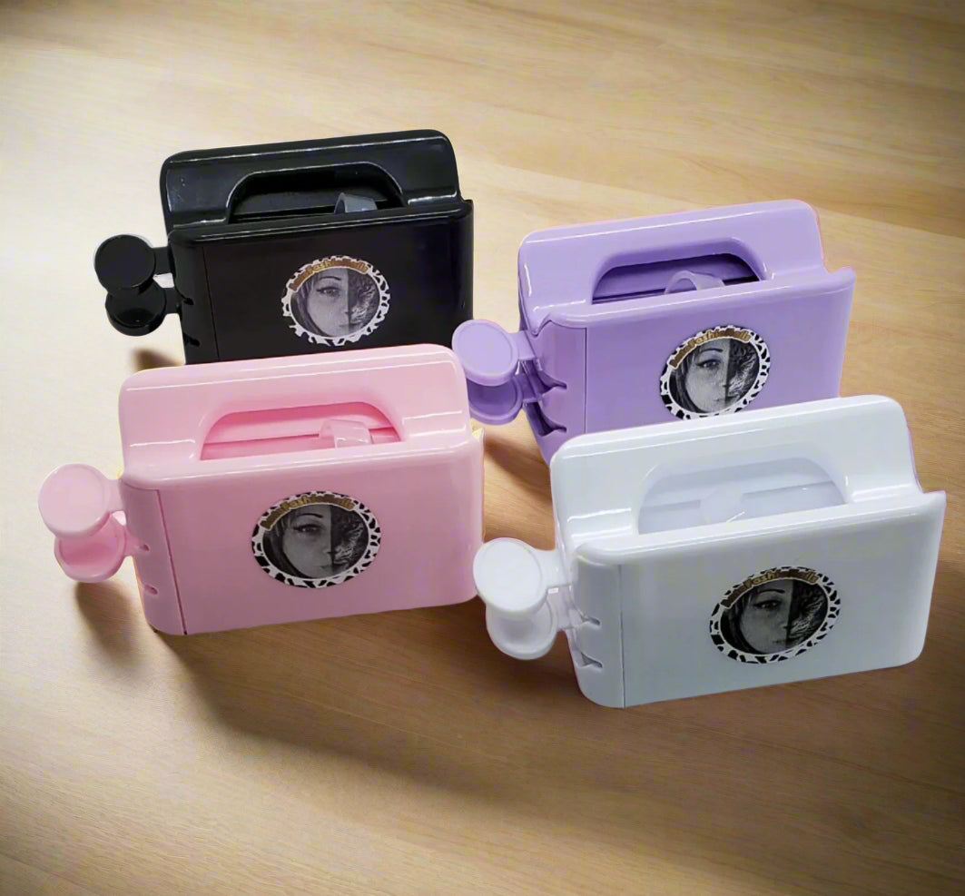 Raccoglitore di Glitter varianti Nero Bianco Lilla Rosa