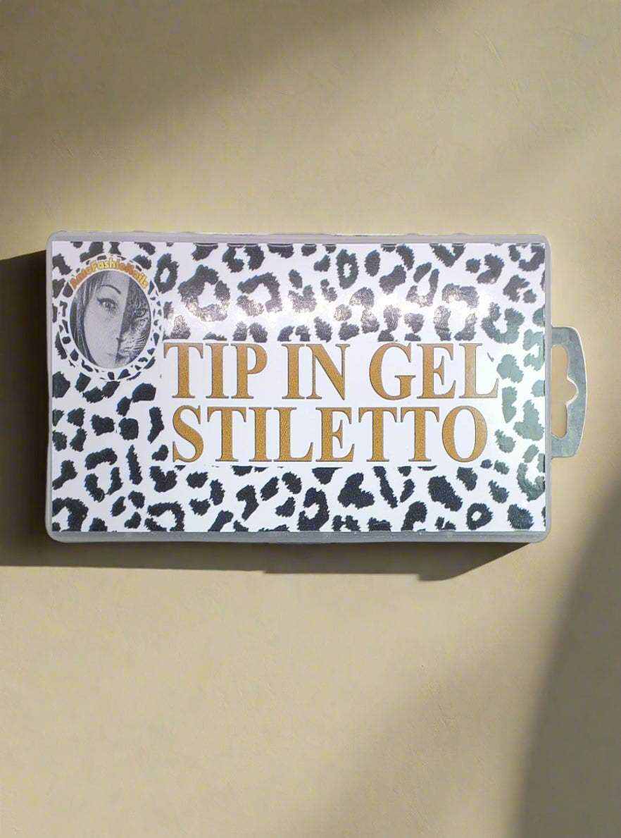 Tip in Gel forma Stiletto Opacizzate