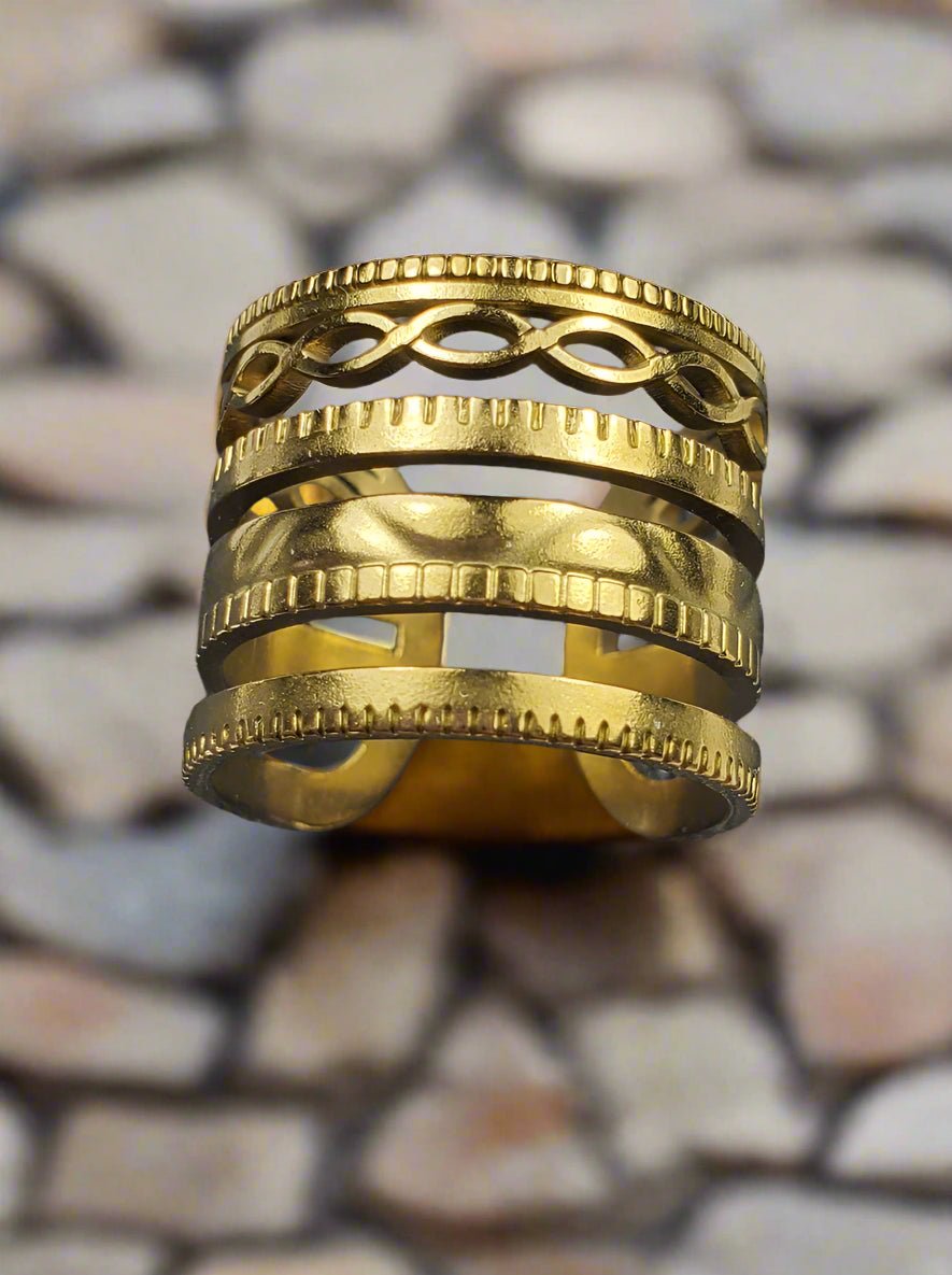 Anello Fascia Acciaio regolabile - 0