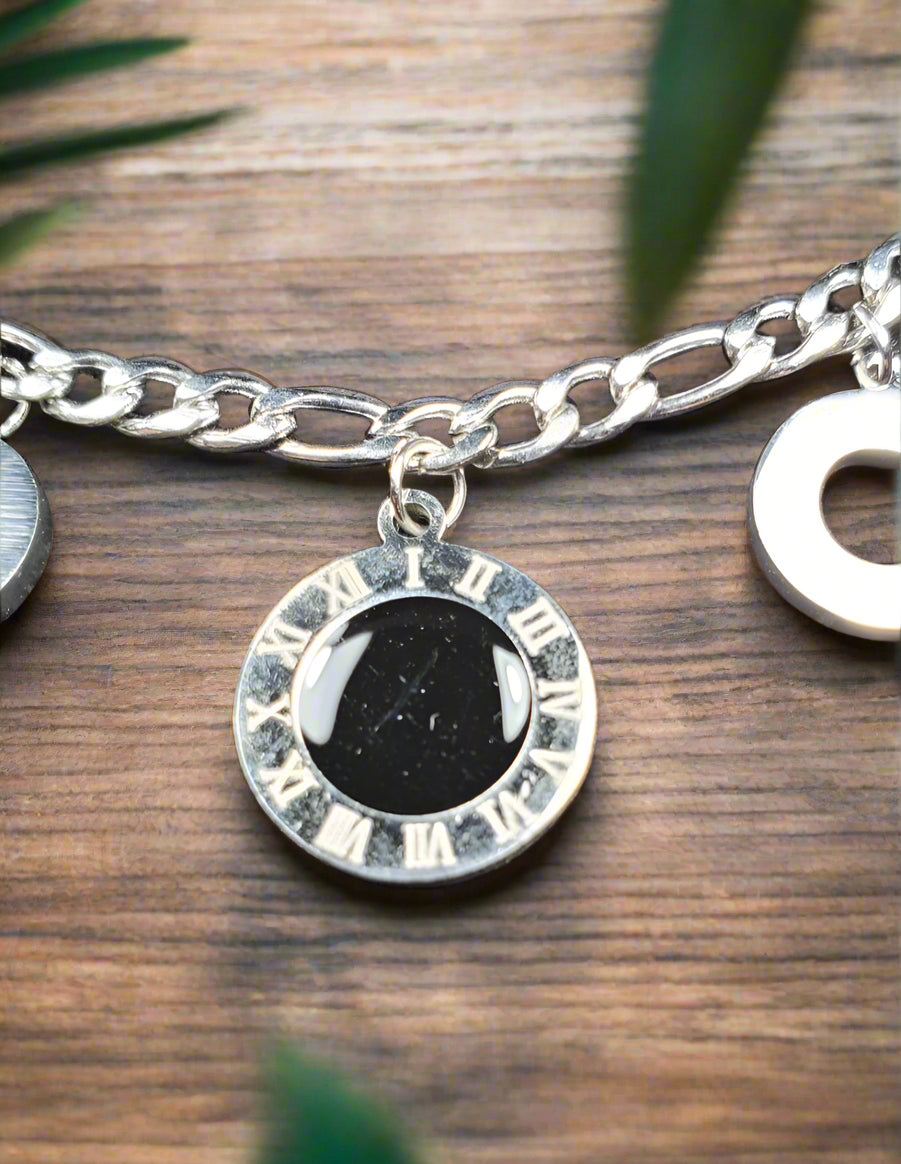 Bracciale Acciaio con pendenti