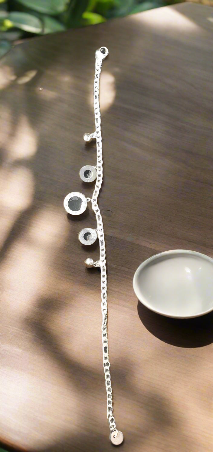 Bracciale Acciaio con pendenti