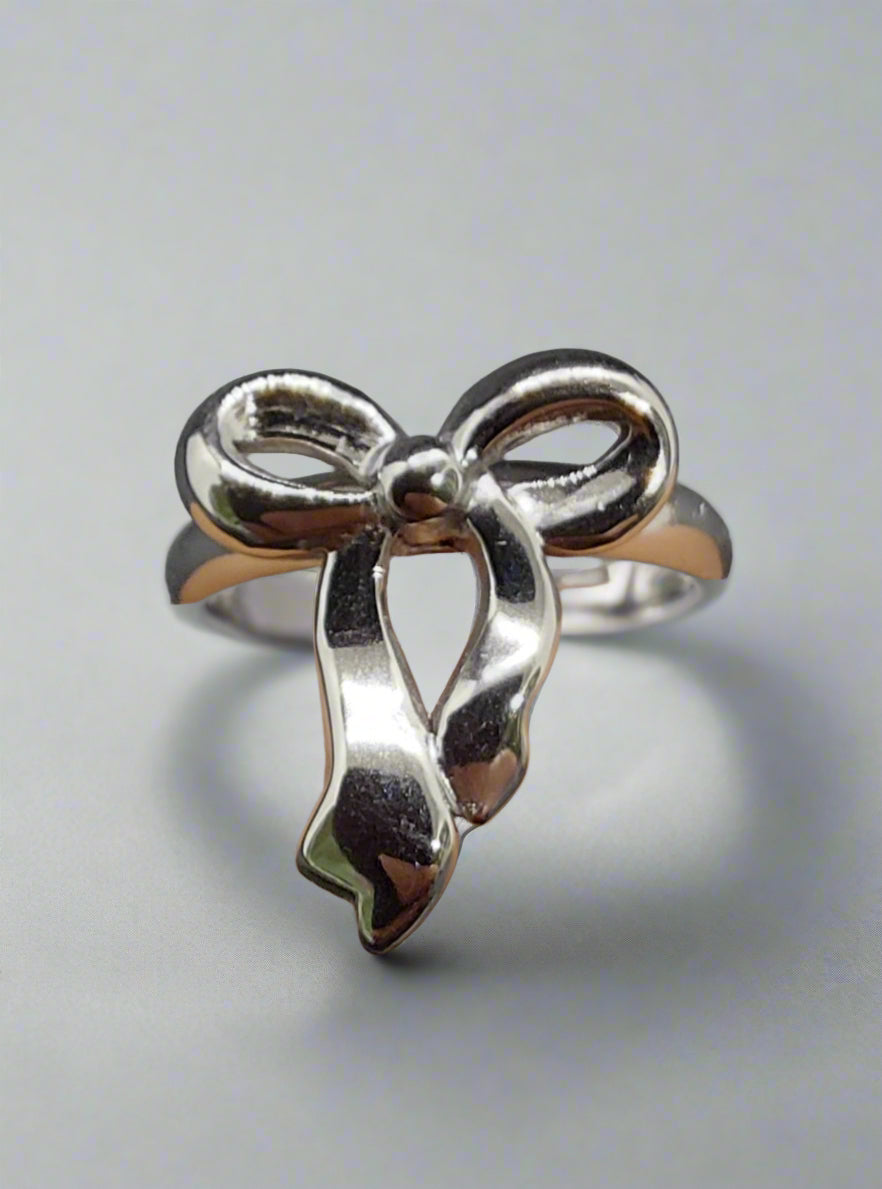 Anello Fiocco minimal