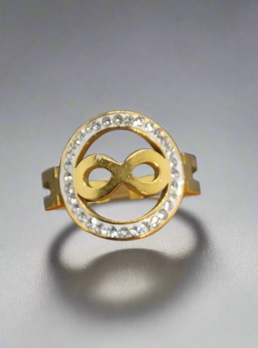 Anello Infinito ornato con punti luce