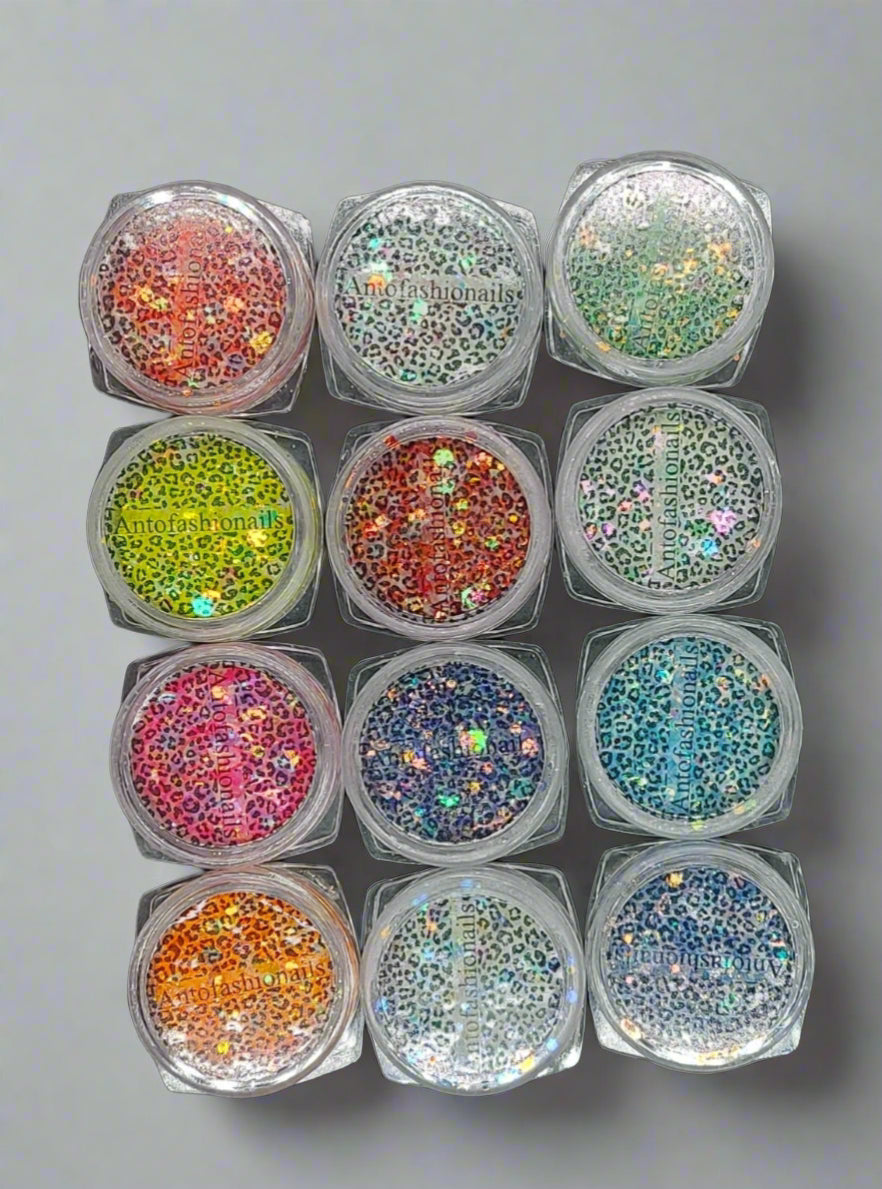 Glitter e Flakes Glow in the dark