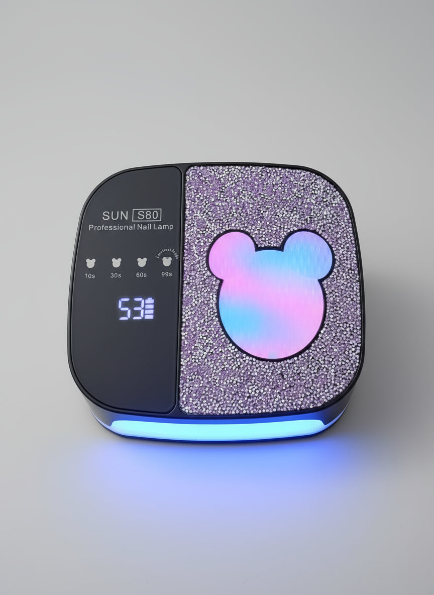 Lampada Sun S80 uv/led Ricaricabile Nera