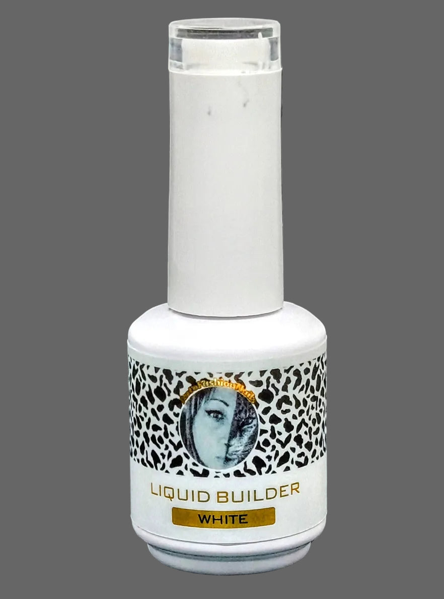 Liquid Builder White 15ml – Gel Costruttore Liquido Bianco con Rifinitura Lucida