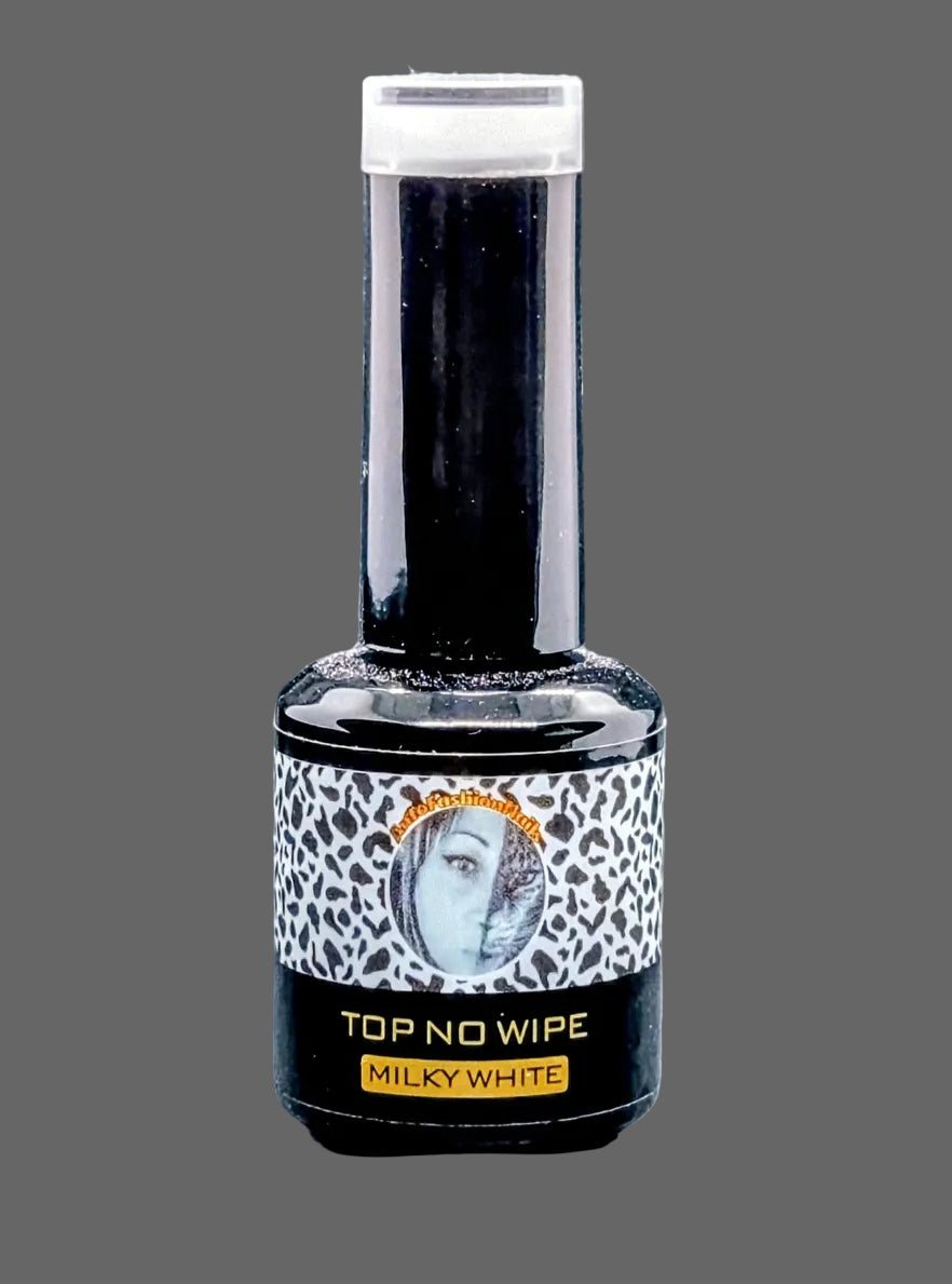 Top No Wipe Milky White 15ml – Top Coat Bianco Latte Senza Strato Appiccicoso