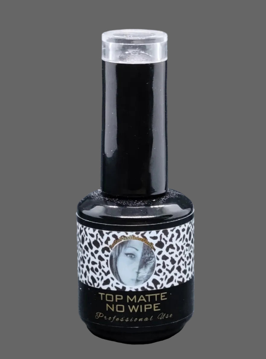 Top Matte No Wipe 15ml – Top Coat Effetto Opaco Senza Strato Appiccicoso