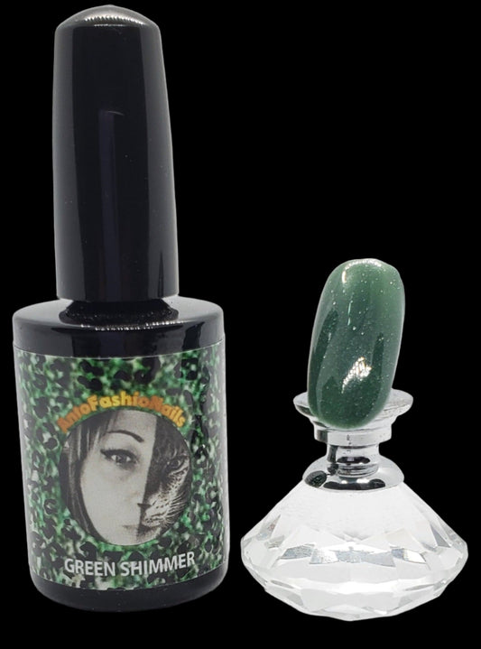 Green Shimmer Il mondo di Antofashionails