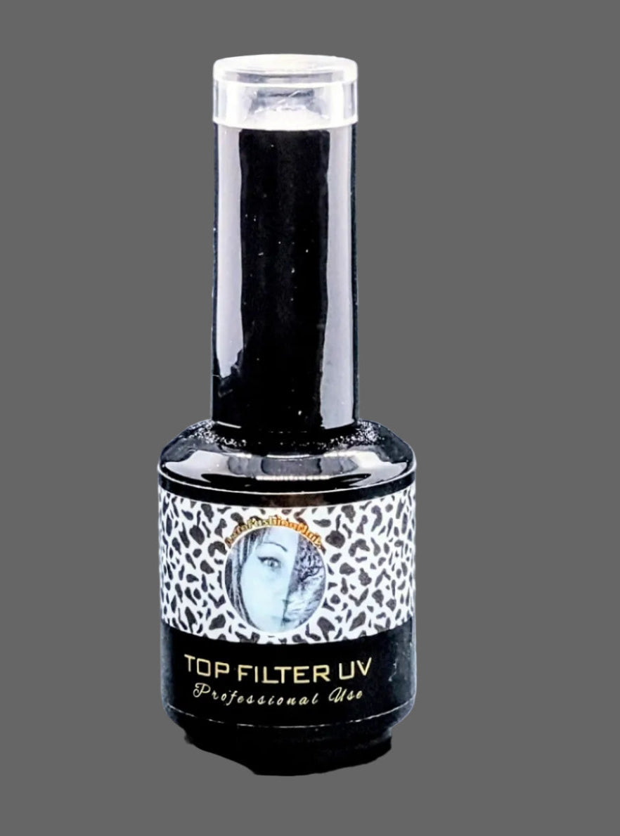 Top Filter UV 15ml – Top Coat con Filtro UV Anti-Ingiallimento Super Lucido