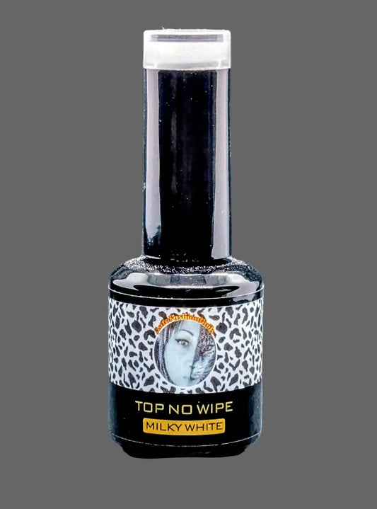 Top No Wipe Milky White 15ml – Top Coat Bianco Latte Senza Strato Appiccicoso