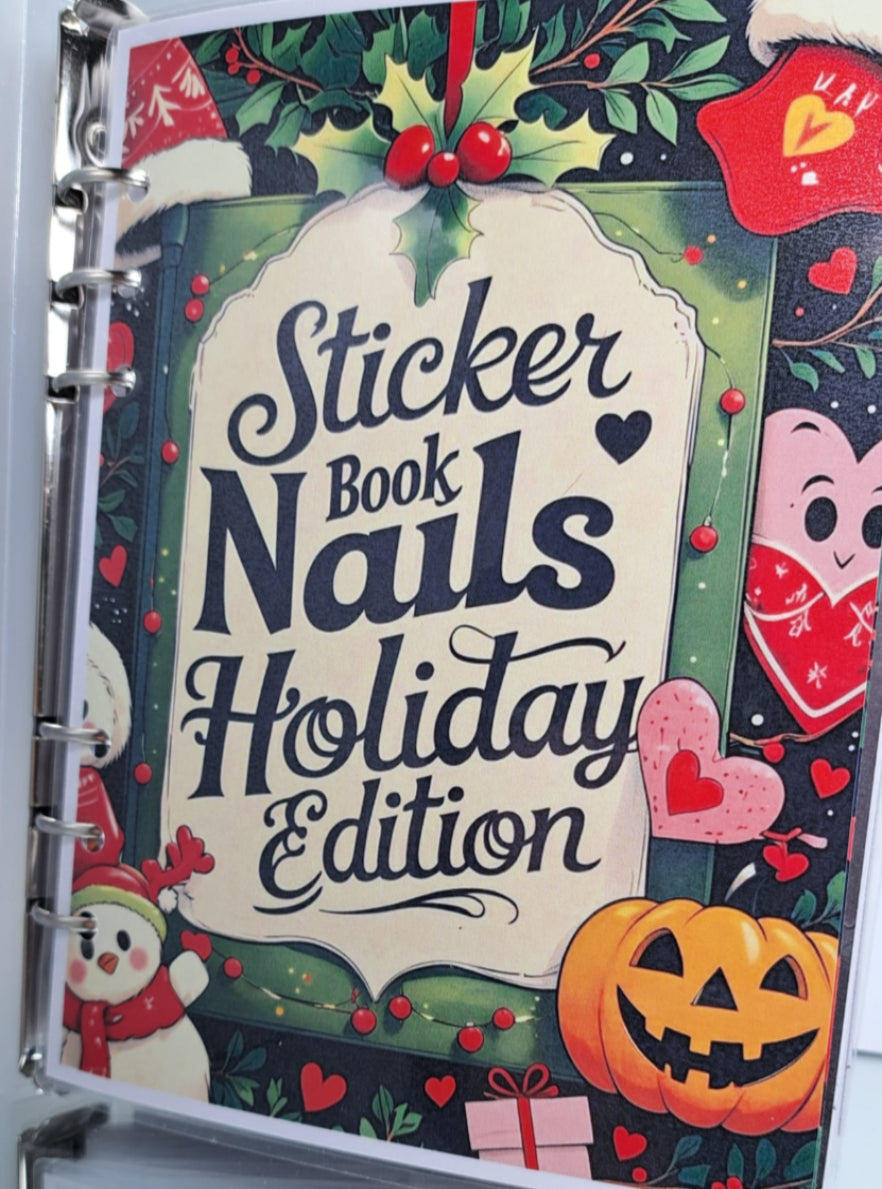 Sticker Book Nails di Fenixs Nail Holiday Edition